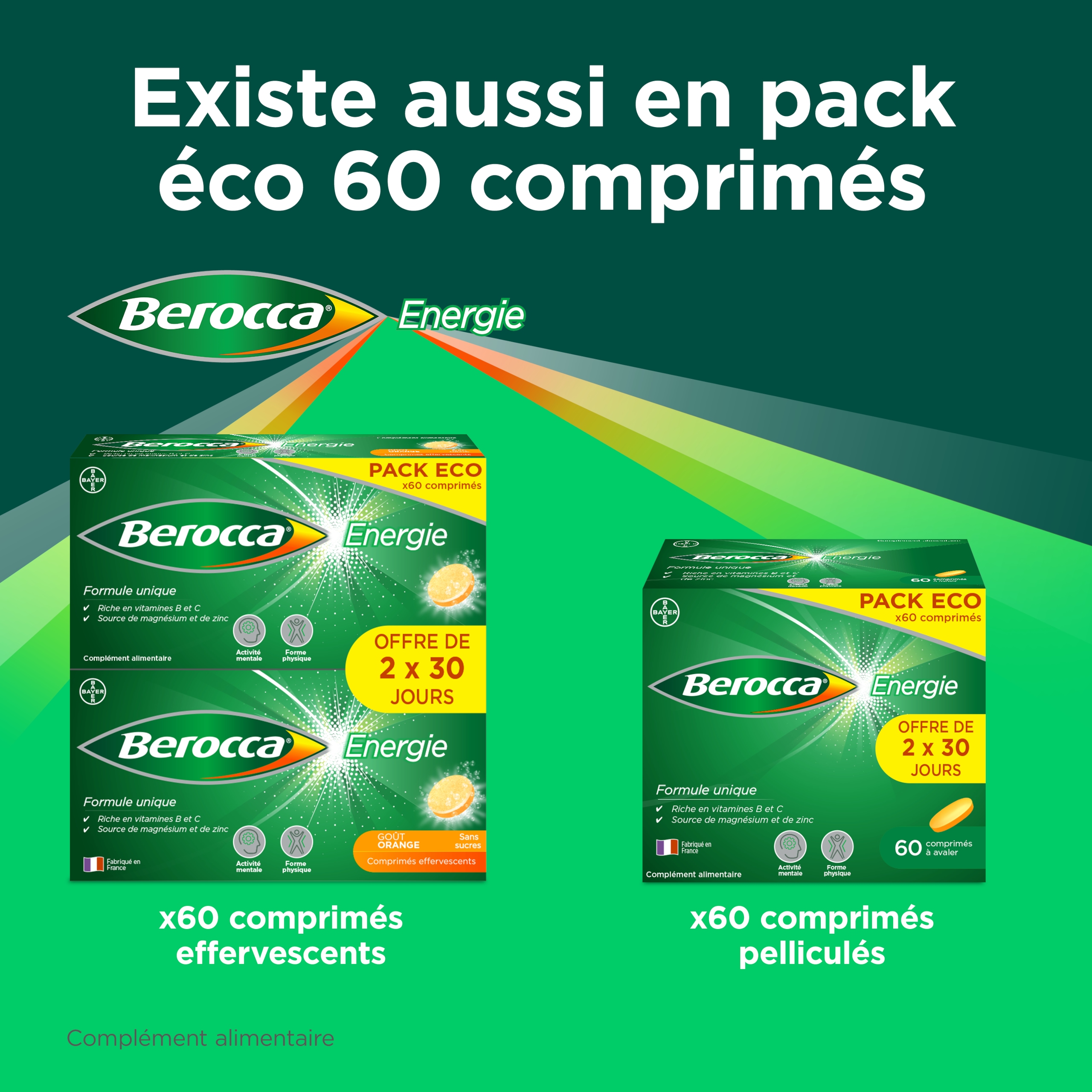 Berocca® Energie Effervescent Orange 12