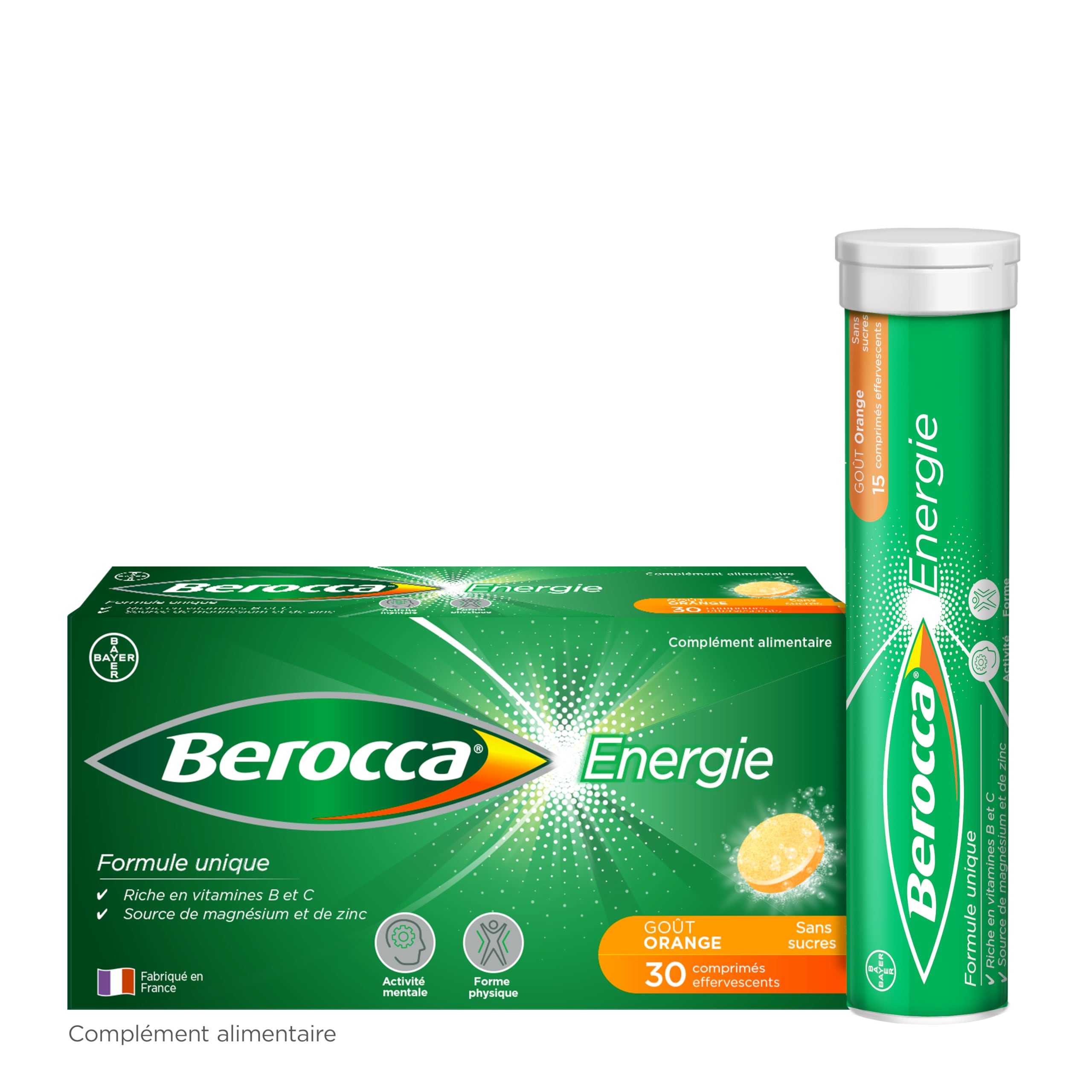 Complément alimentaire Berocca Energie Orange