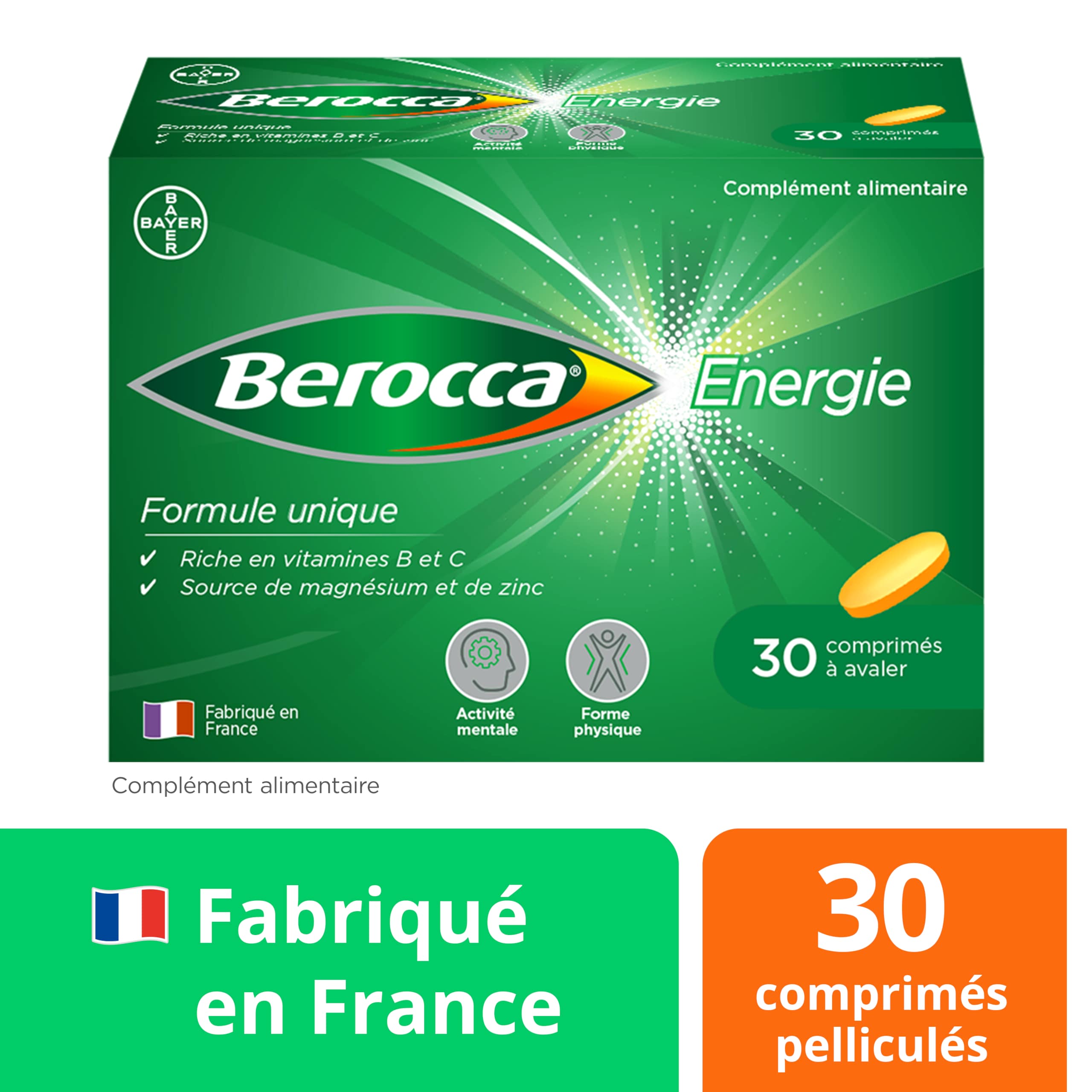 Complément alimentaire Berocca Energie à avaler