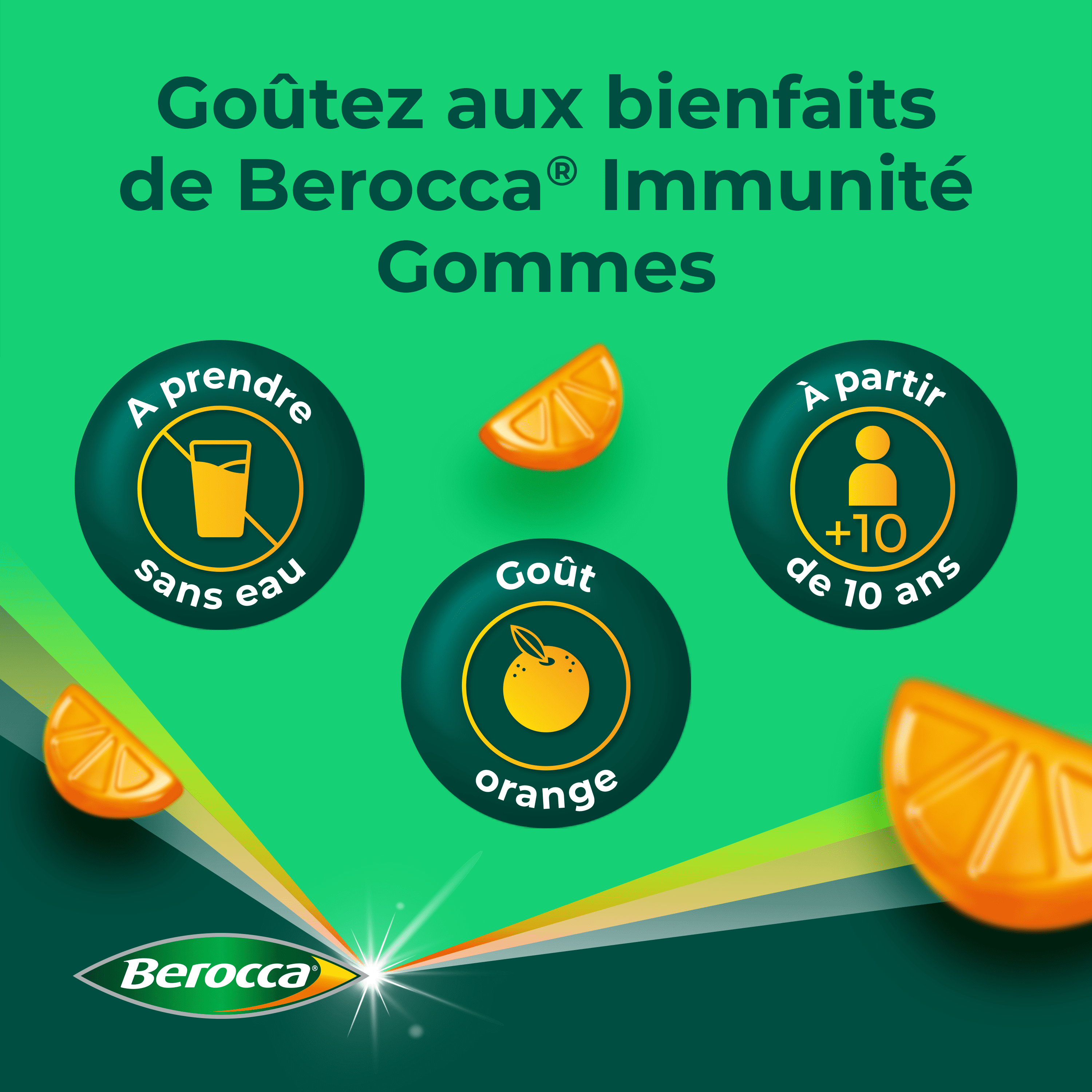 Berocca® Immunité Gommes