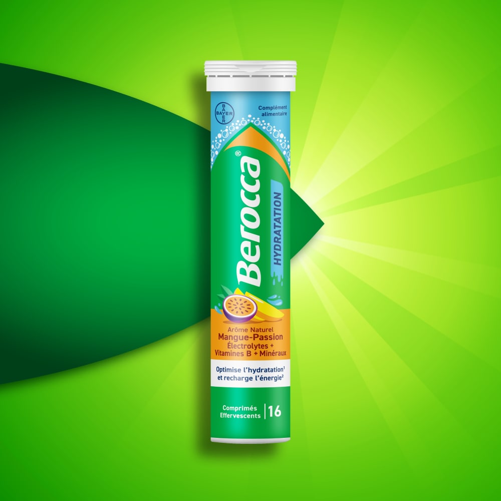 Berocca HYDRATATION MANGUE-PASSION